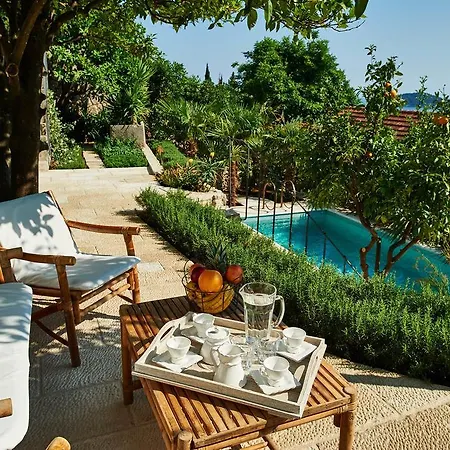 Luxury Lemonia Near Dubrovnik Heated Pool & Sea View Villa